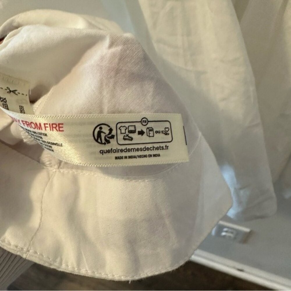 Free People  free-est white Classic Charm Mini Dress size medium - Picture 12 of 13